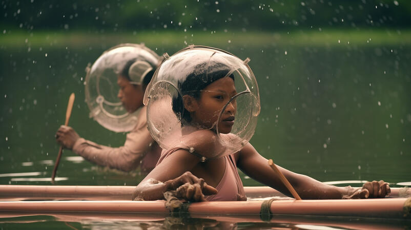An ancient futuristic Tupi Guarani technology