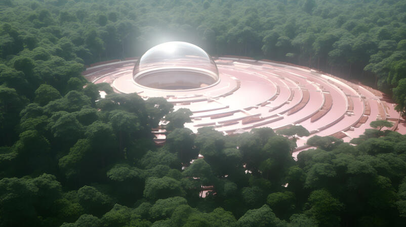 Spaceship at the Amazon